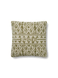 Green/Ivory Polyester/Polyfill Rug J4455