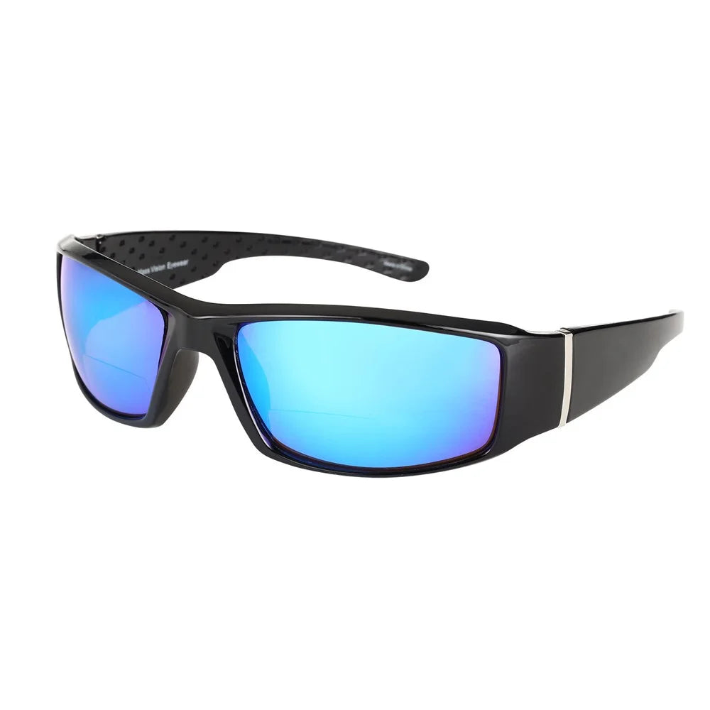 Polarized Full Frame Sport Wrap Bifocal Sunglasses X839