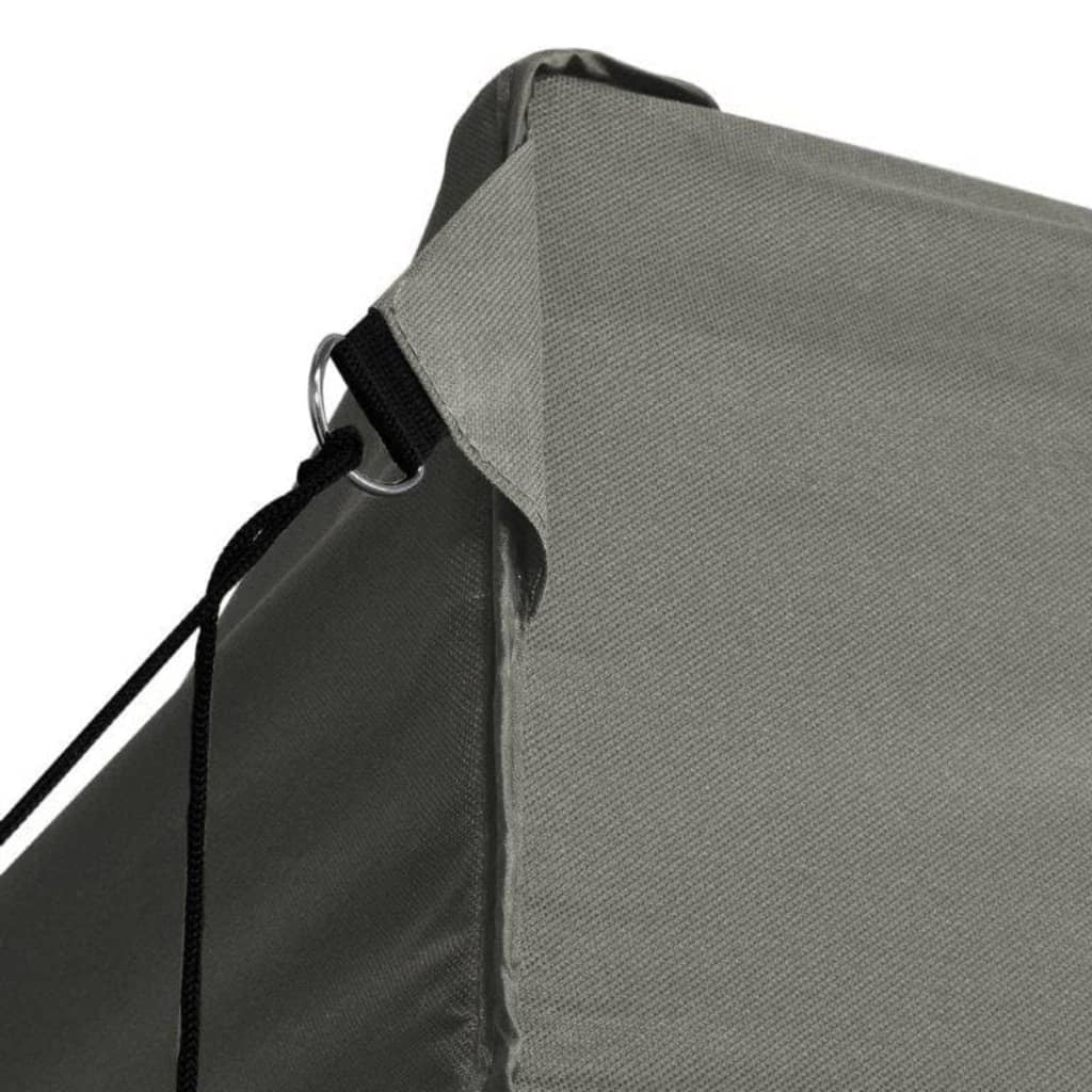 Folding Party Tent Outdoor Gazebo Canopy Steel Frame Sunshade Shelter Anthracite 9.8ft x 13.1ft x 10.3ft D856693