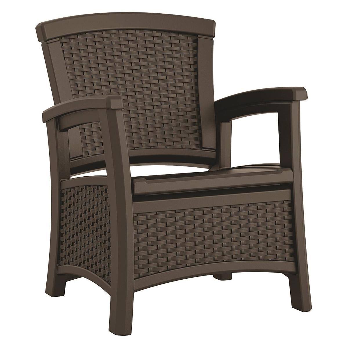 Brown Plastic Ergonomic Club Chair A8721