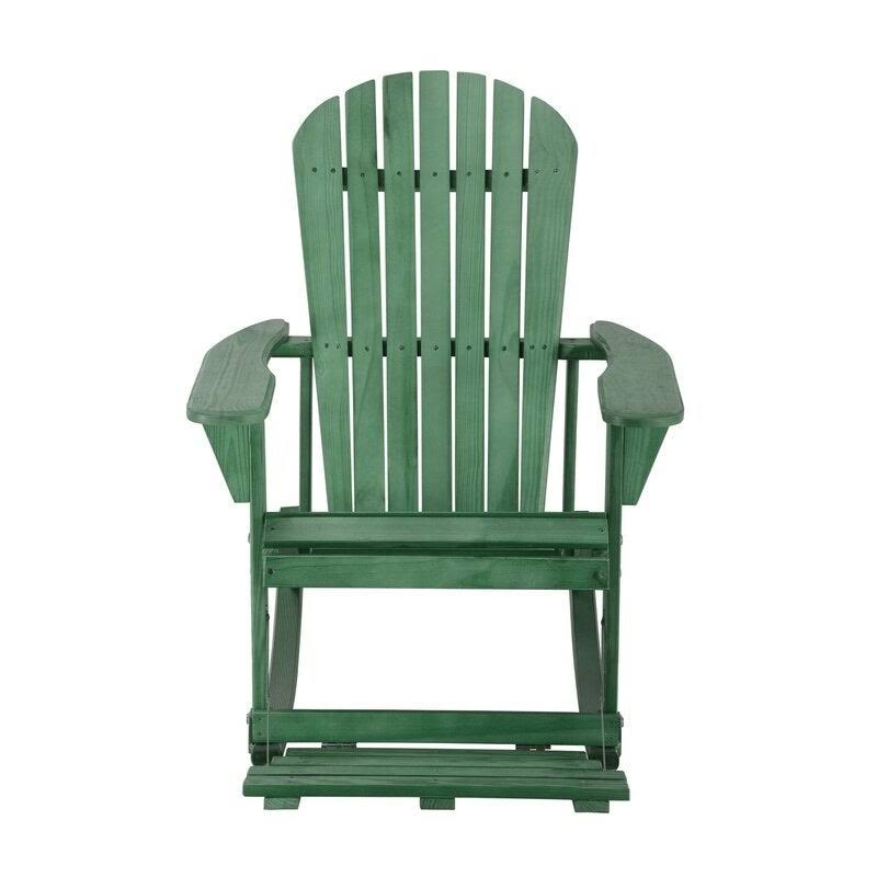 White 3 Piece Patio Adirondack Rocker Set A597241