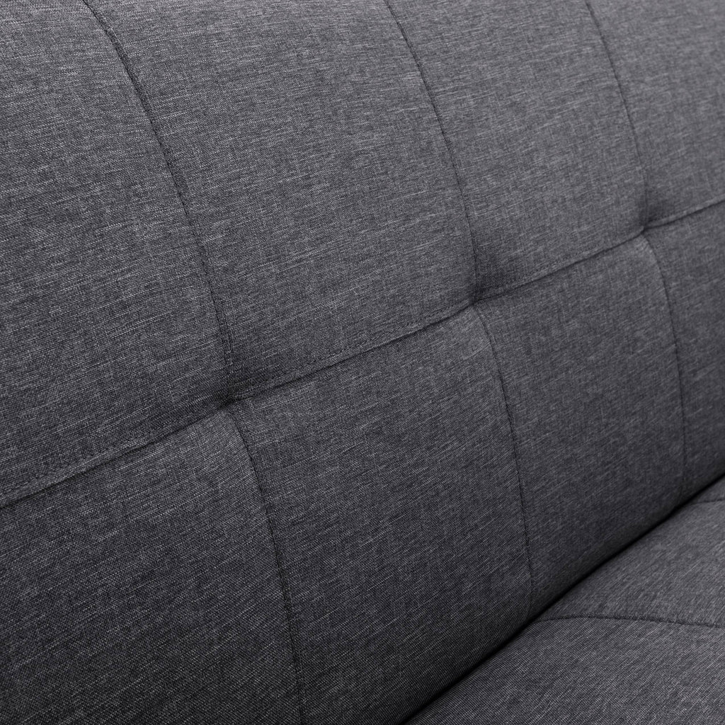 Dark Gray Convertible Futon Sofa Bed D952447