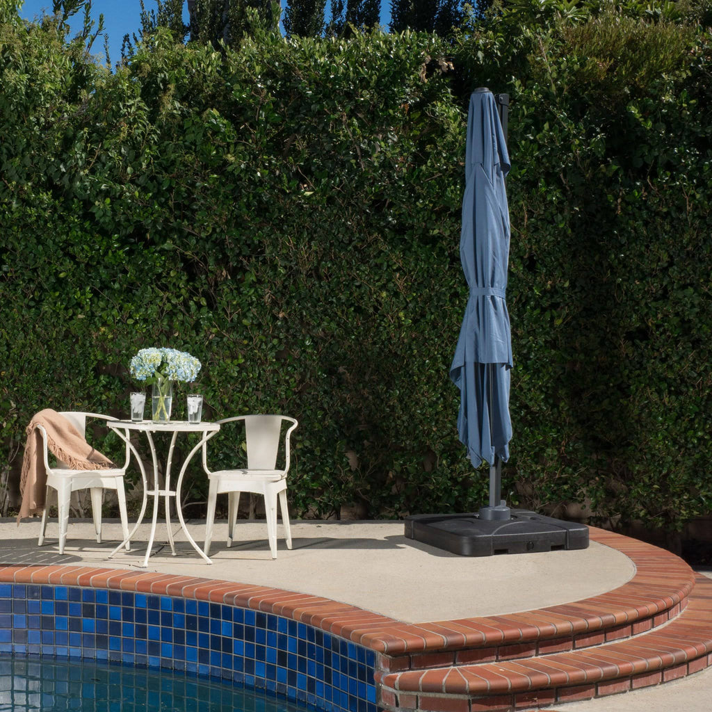 Outdoor 8-Foot Canopy Umbrella with Stand Y4283