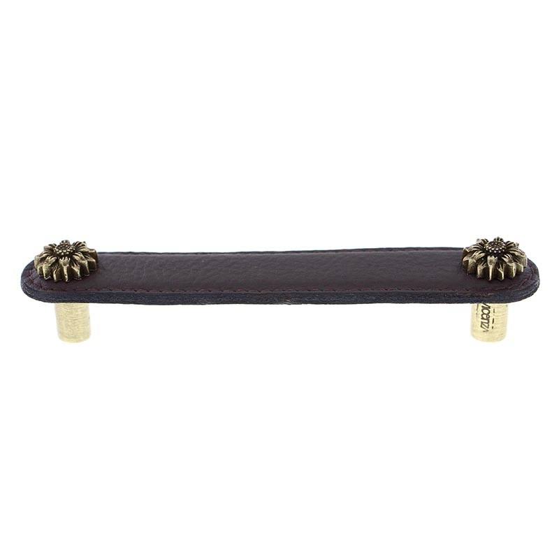Antique Brass Center Bar Pull P812001