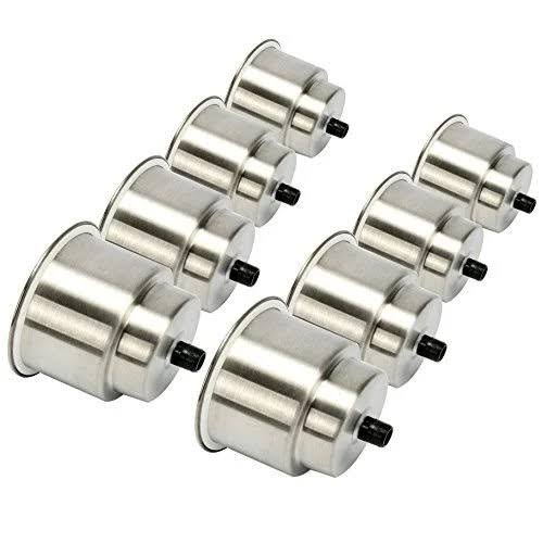 8pcs Stainless Steel Cup Drink Holder with Drain F27413