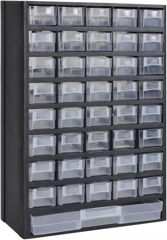 41-Drawer Plastic Storage Cabinet Tool Box O6441
