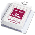Heavyweight Poly Sheet Protectors Clear, Top Loading, 11 x 8-1/2, 100/BX J485