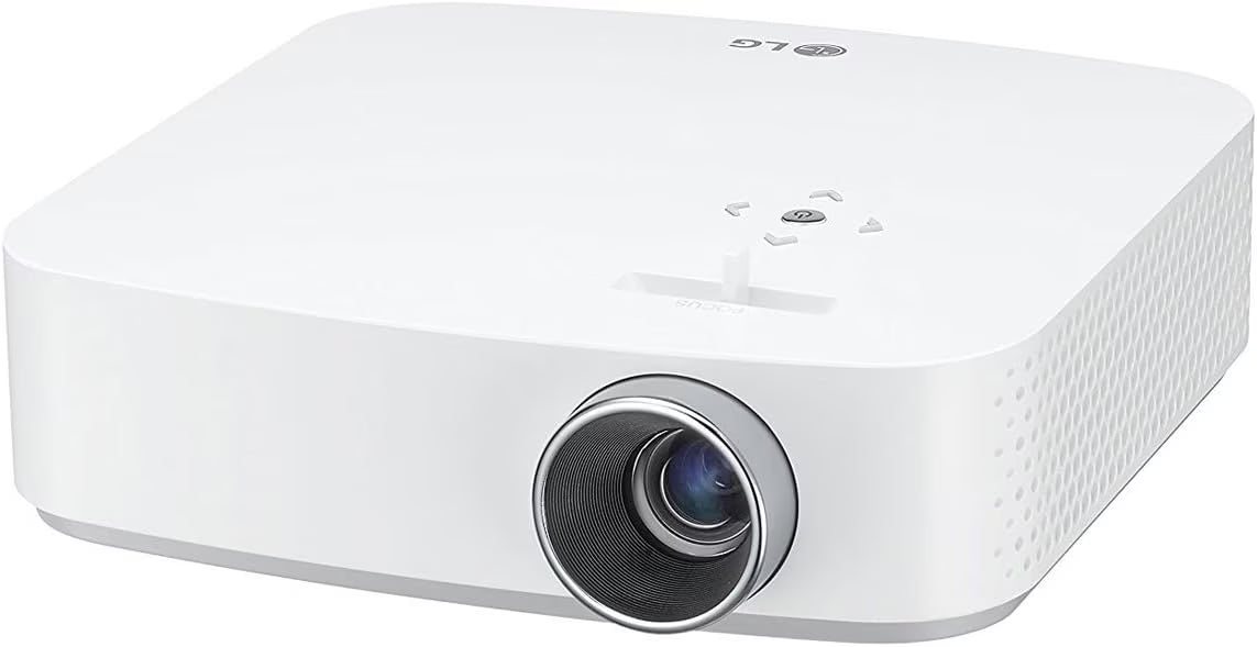 Open Box 100” Portable FHD LED Smart TV Projector - White V64460