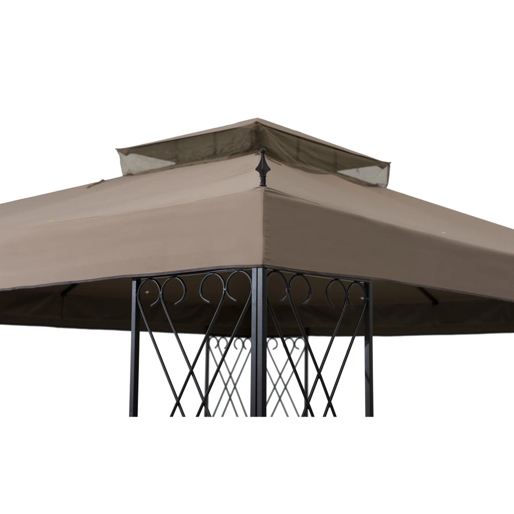 10 x 12 ft. 2 Tiered Steel Gazebo I1785