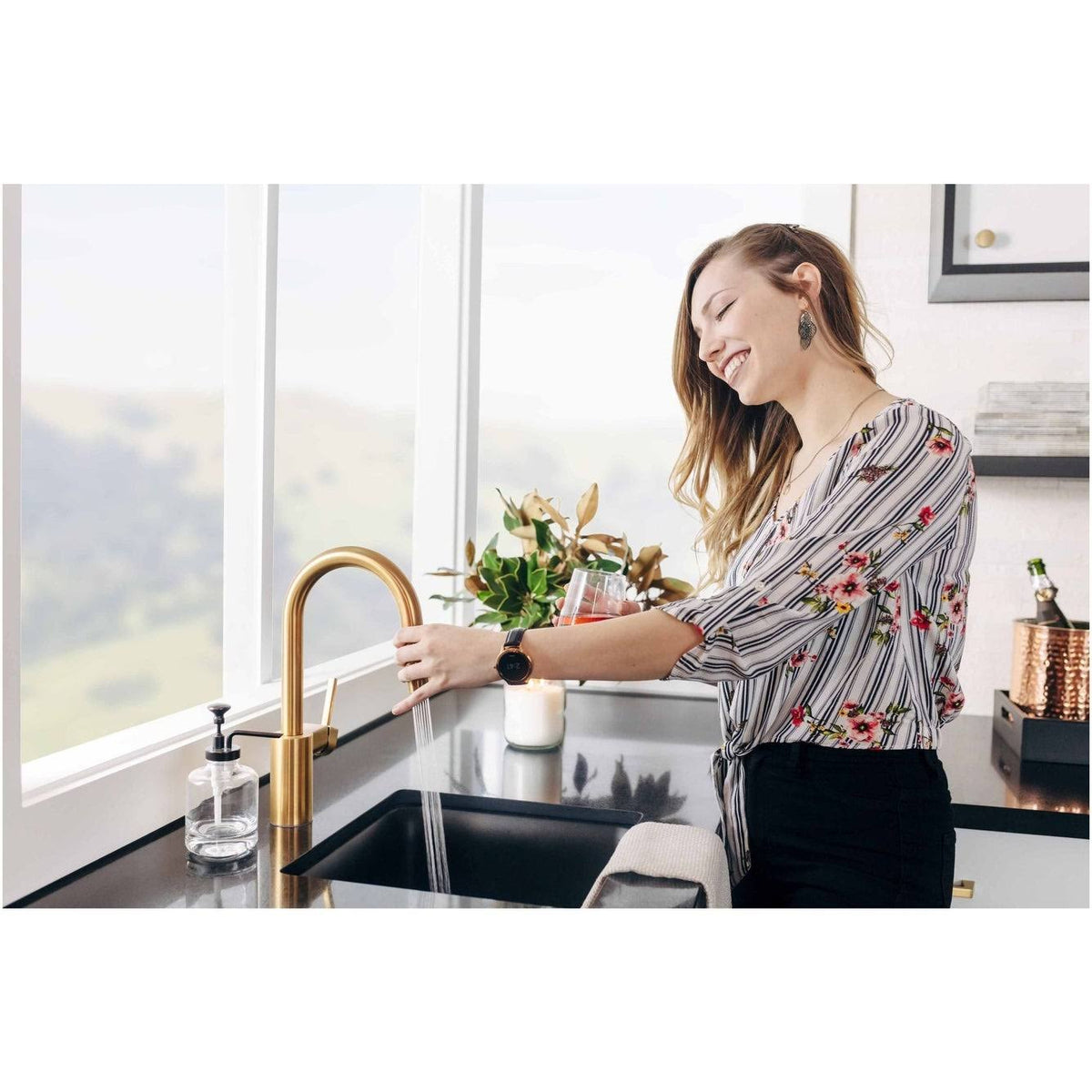 Matte Black Bar Sink S9839