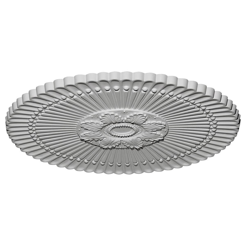 Hand-Painted Bronze Blue Patina Ceiling Medallion H891