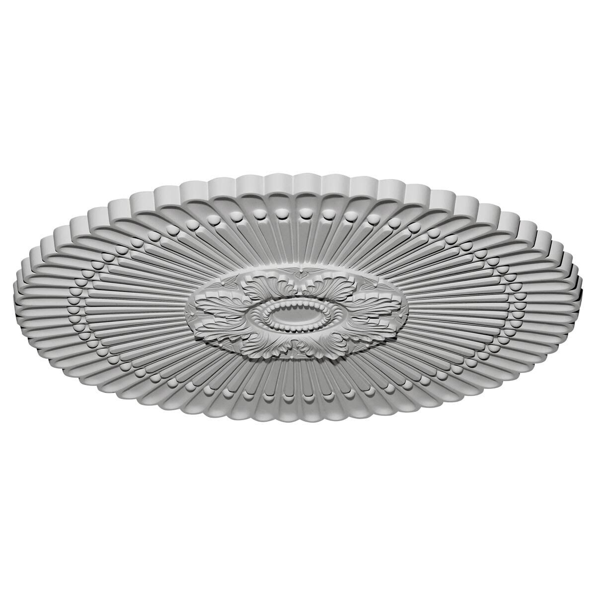 Hand-Painted Bronze Blue Patina Ceiling Medallion H891