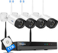 2K WiFi Security Camera System with 1TB Hard Drive U9452