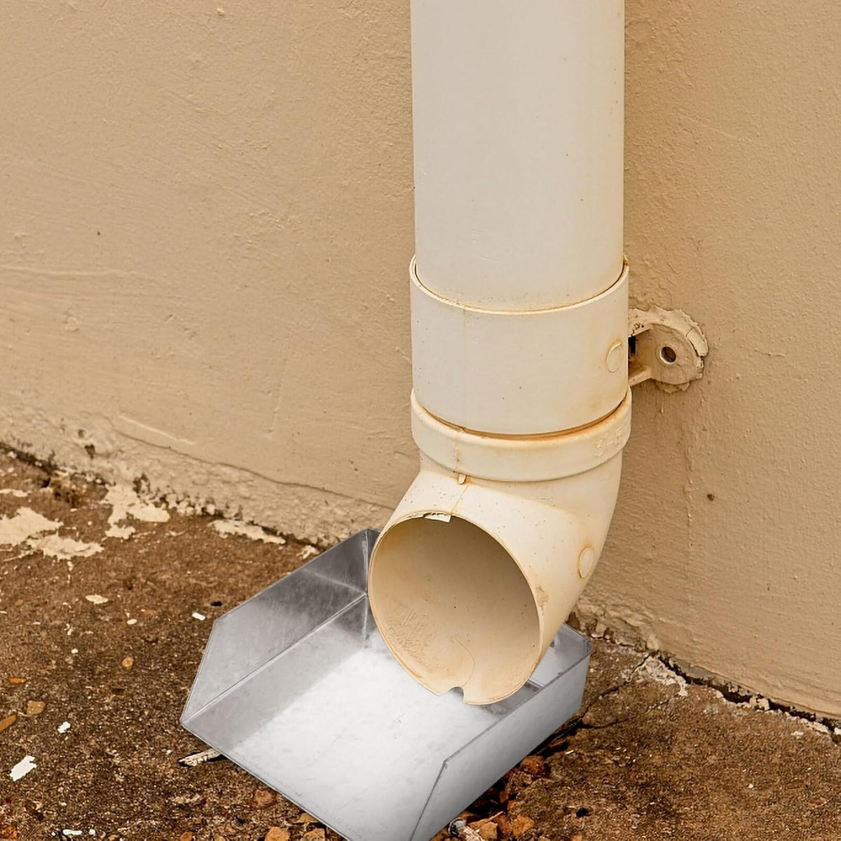 Metal Rain Gutter Downspout Splash Block W53686