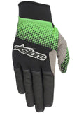 Black Summer Green Gloves I4498