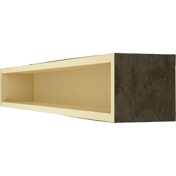Hand Hewn Faux Wood Fireplace Mantel O7032