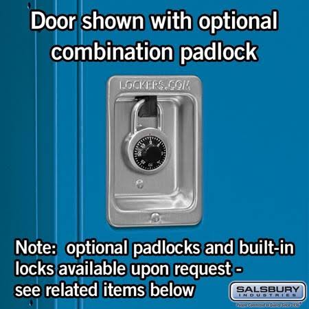Blue Metal Locker B763