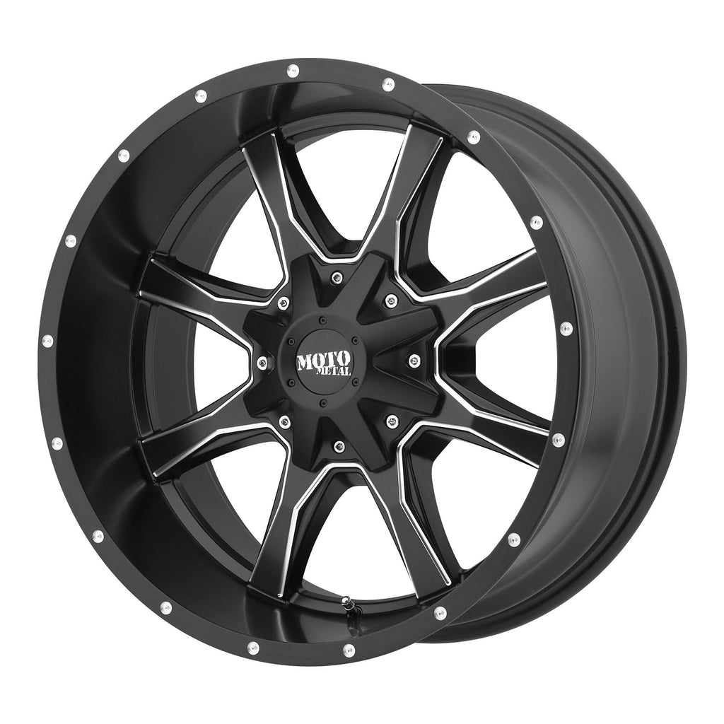 Satin Black Milled 20x9 Wheel W9444