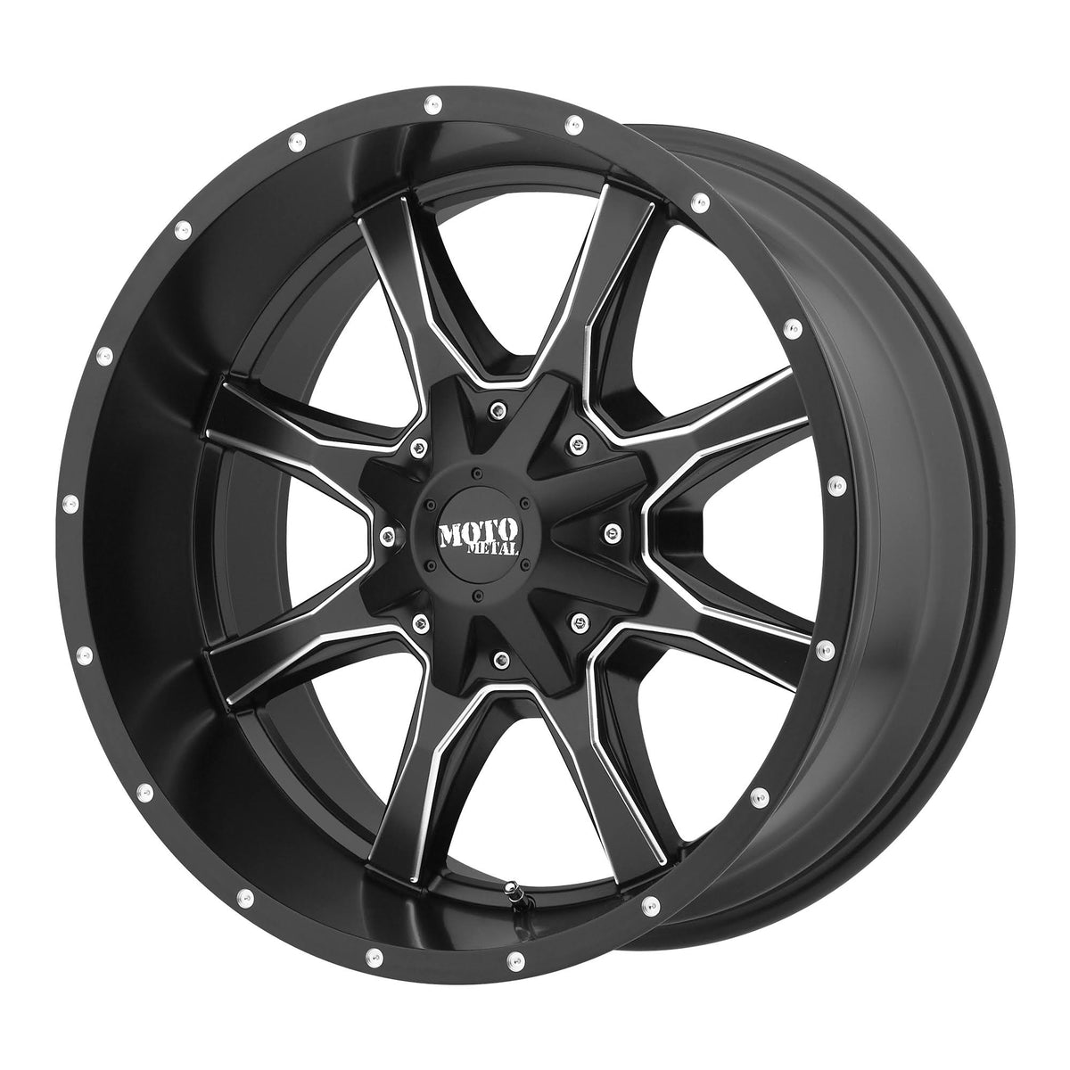 Satin Black Milled 20x9 Wheel W9444