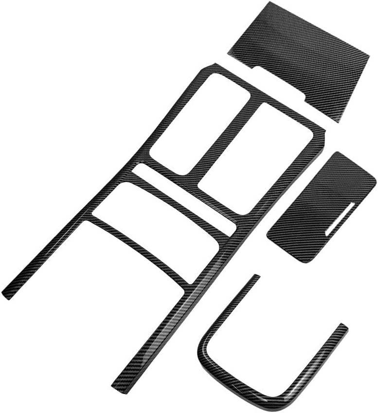 Carbon Fiber Style Car Gear Shift Panel Cover A403
