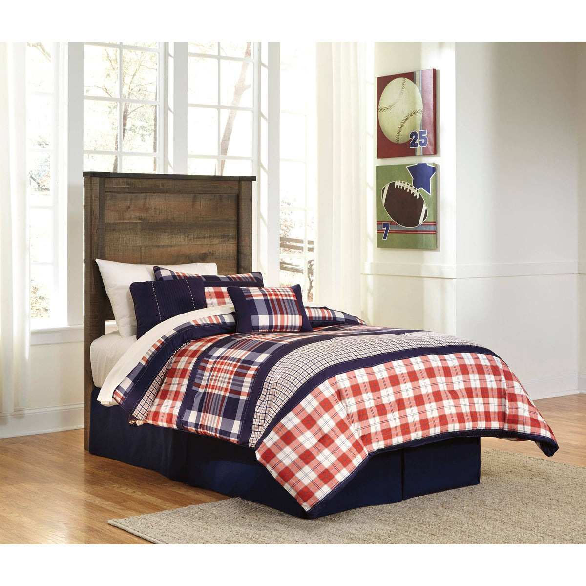 Full Wood Panel Headboard Z748672