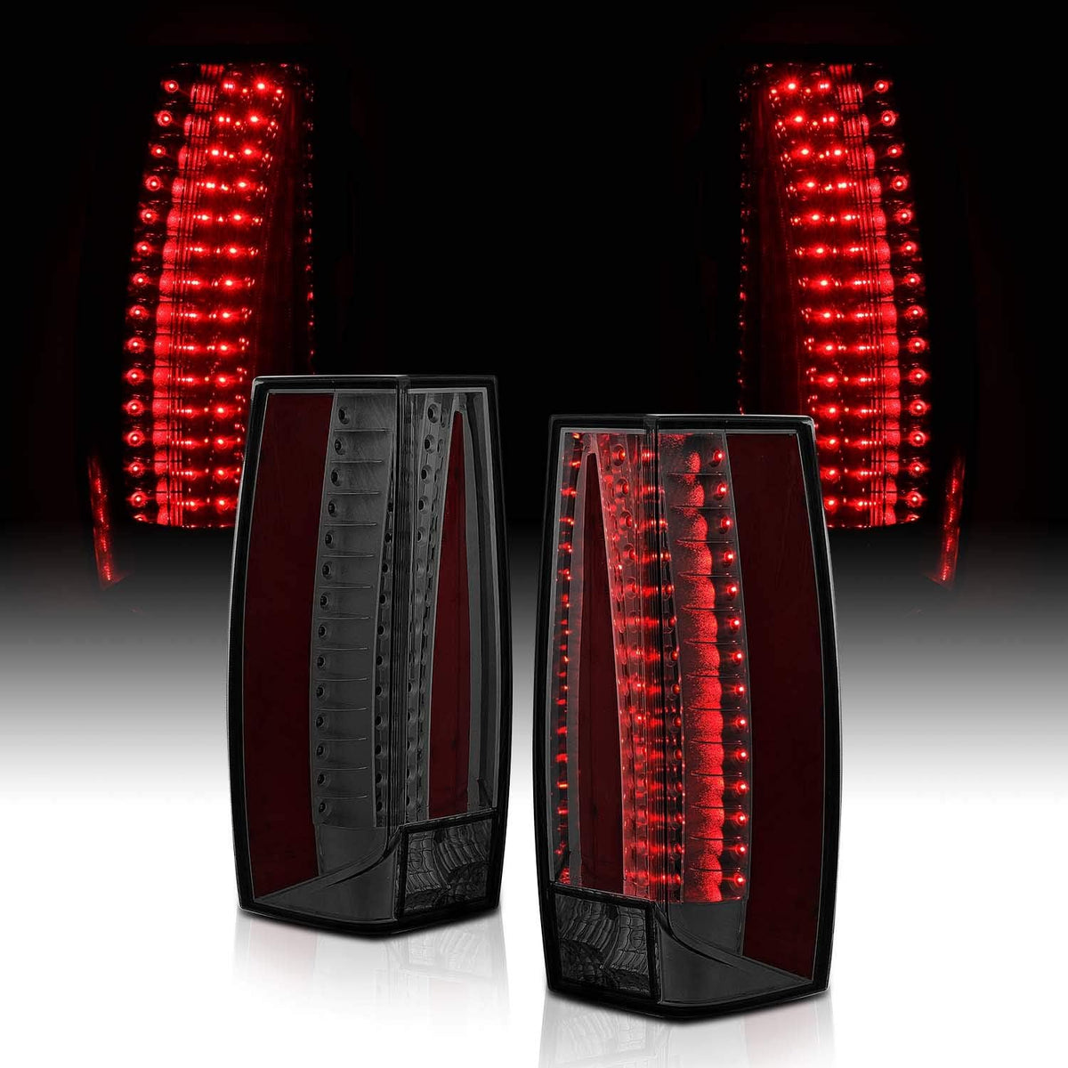 Smoke LED Replacement Tail Lights Pair K361604