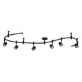 6-Light LED Flex Track, 96" Oil Bronzed N294
