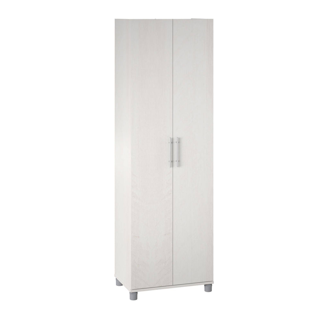 Ivory Oak Utility Storage Cabinet F512