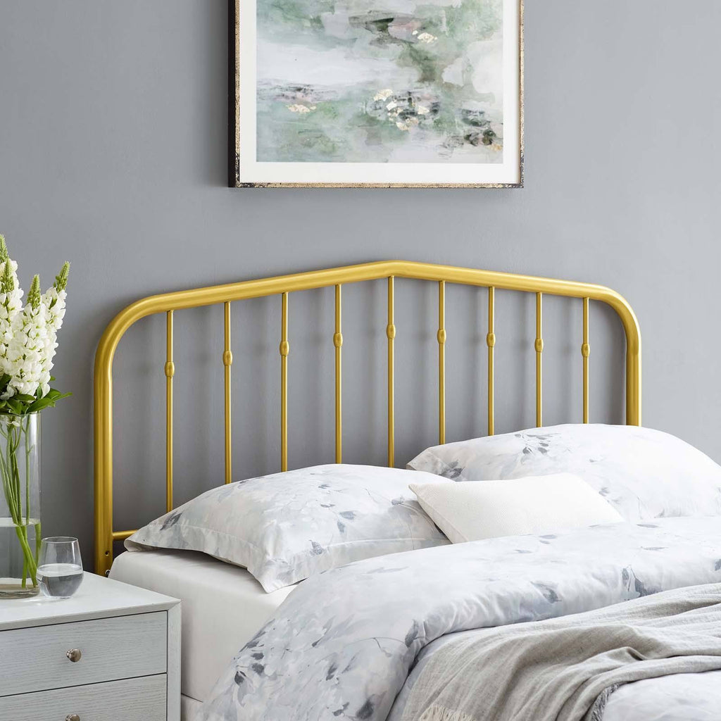 Black Queen Metal Headboard K434951
