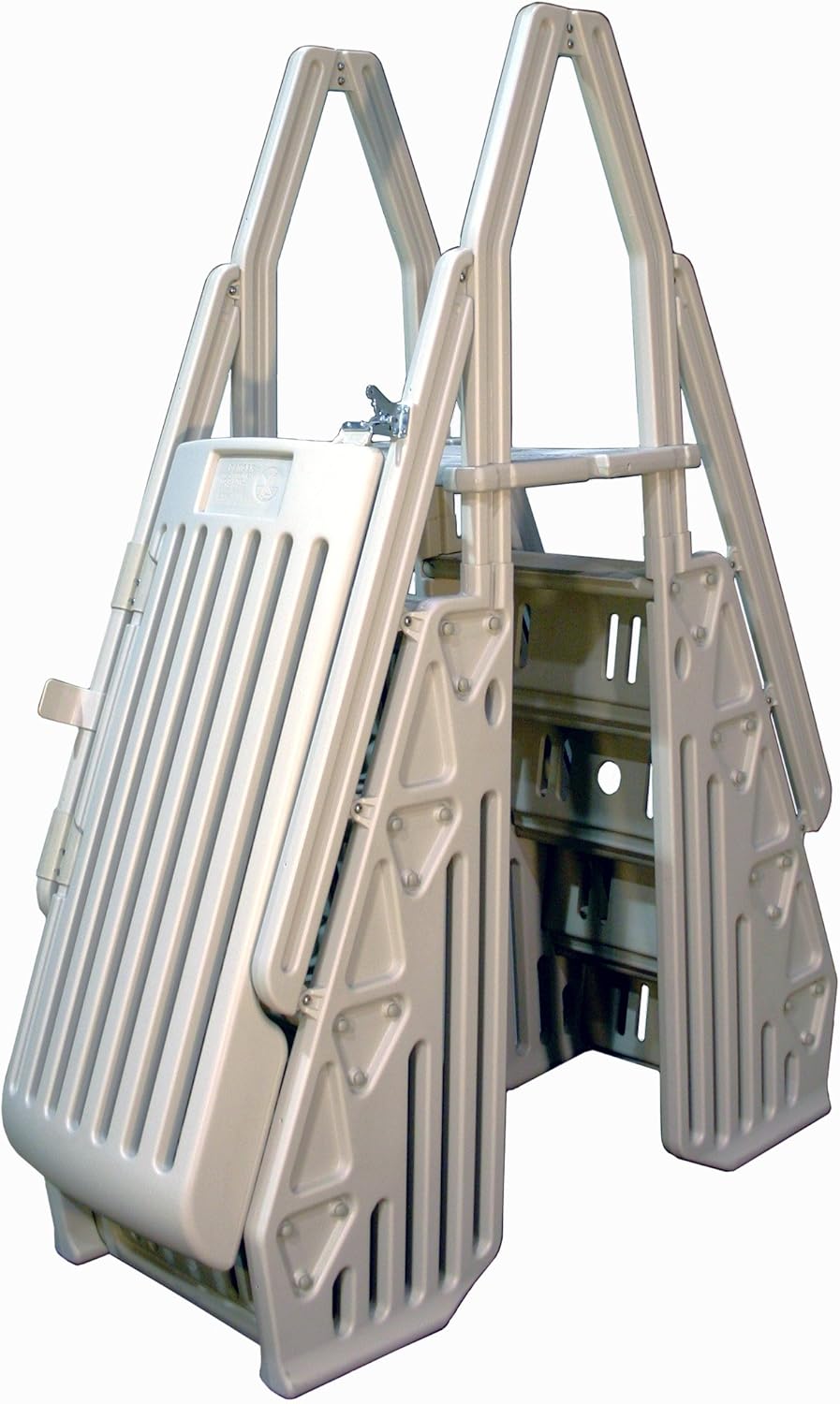 White A-Frame Entry System for Above Ground Pools L715