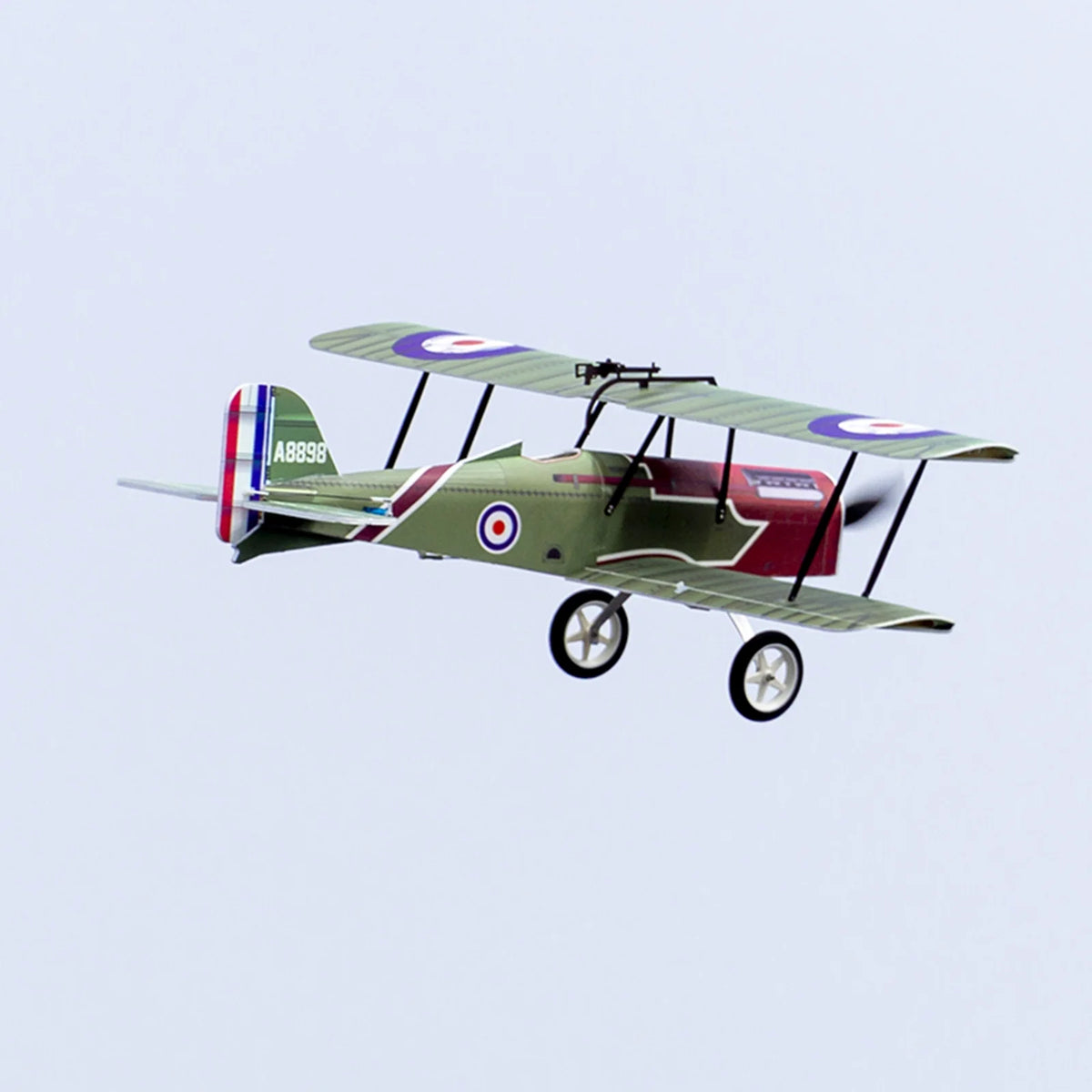 800mm Wingspan Foam Remote Control Airplane Biplane Warbird KIT S7615