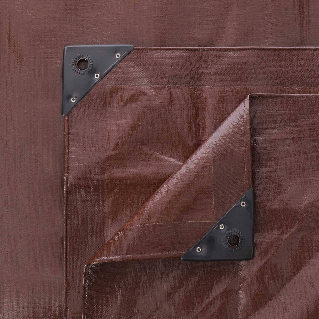 Heavy Duty Poly Tarp Brown 20’ x 30’ X8157
