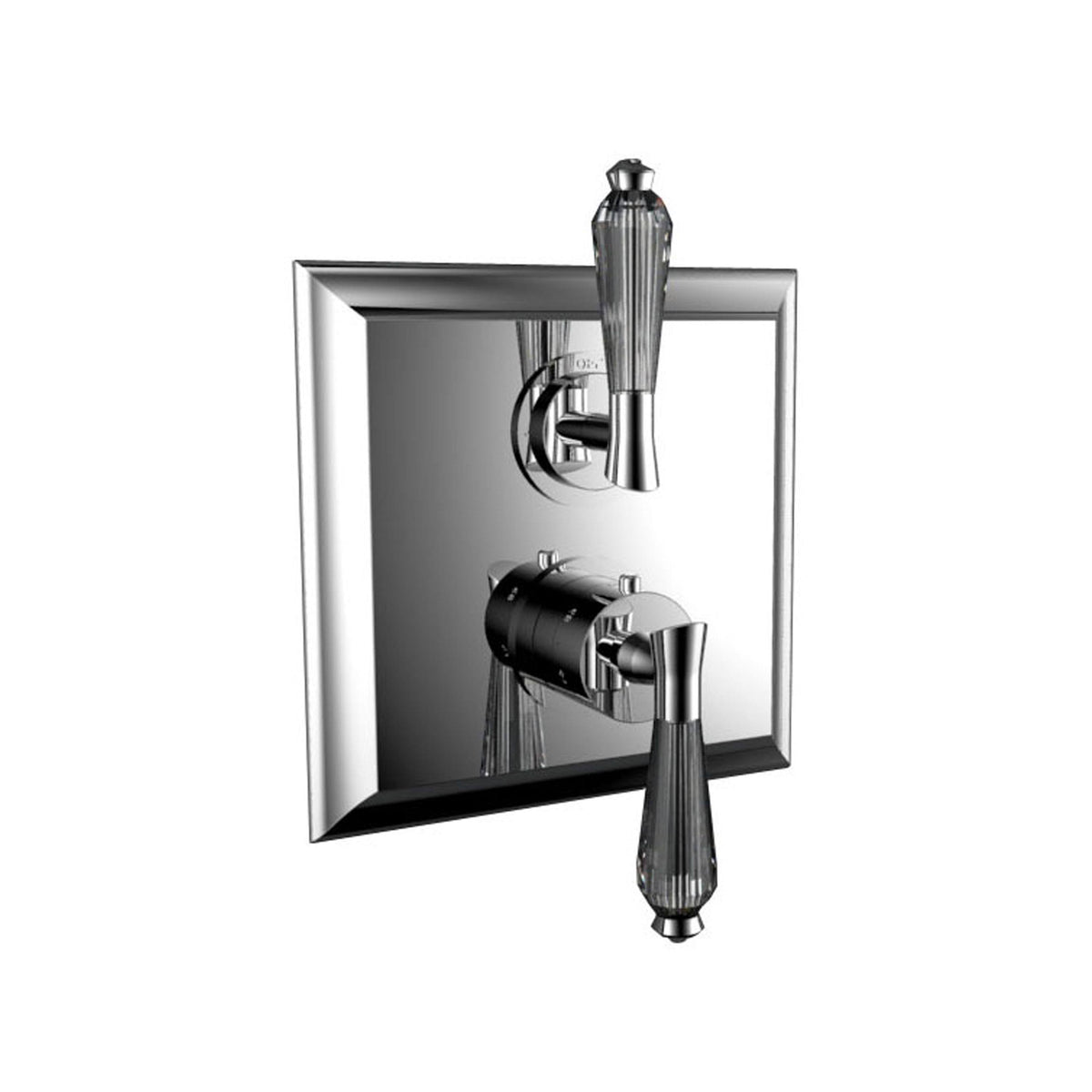 Polished Chrome Thermostatic Trim with 2-Way Diverter L7062