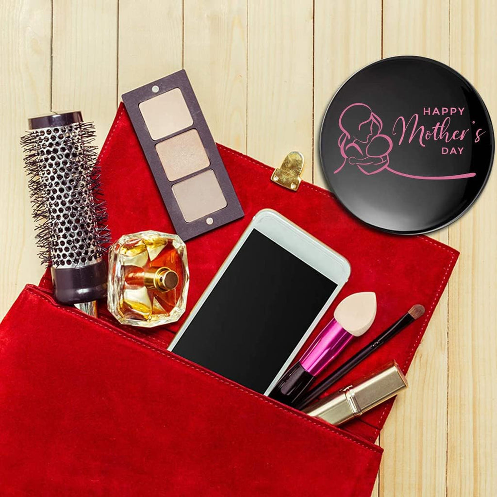 LED Lighted Cosmetic Travel Mirror with 7X/1X Magnification F23094