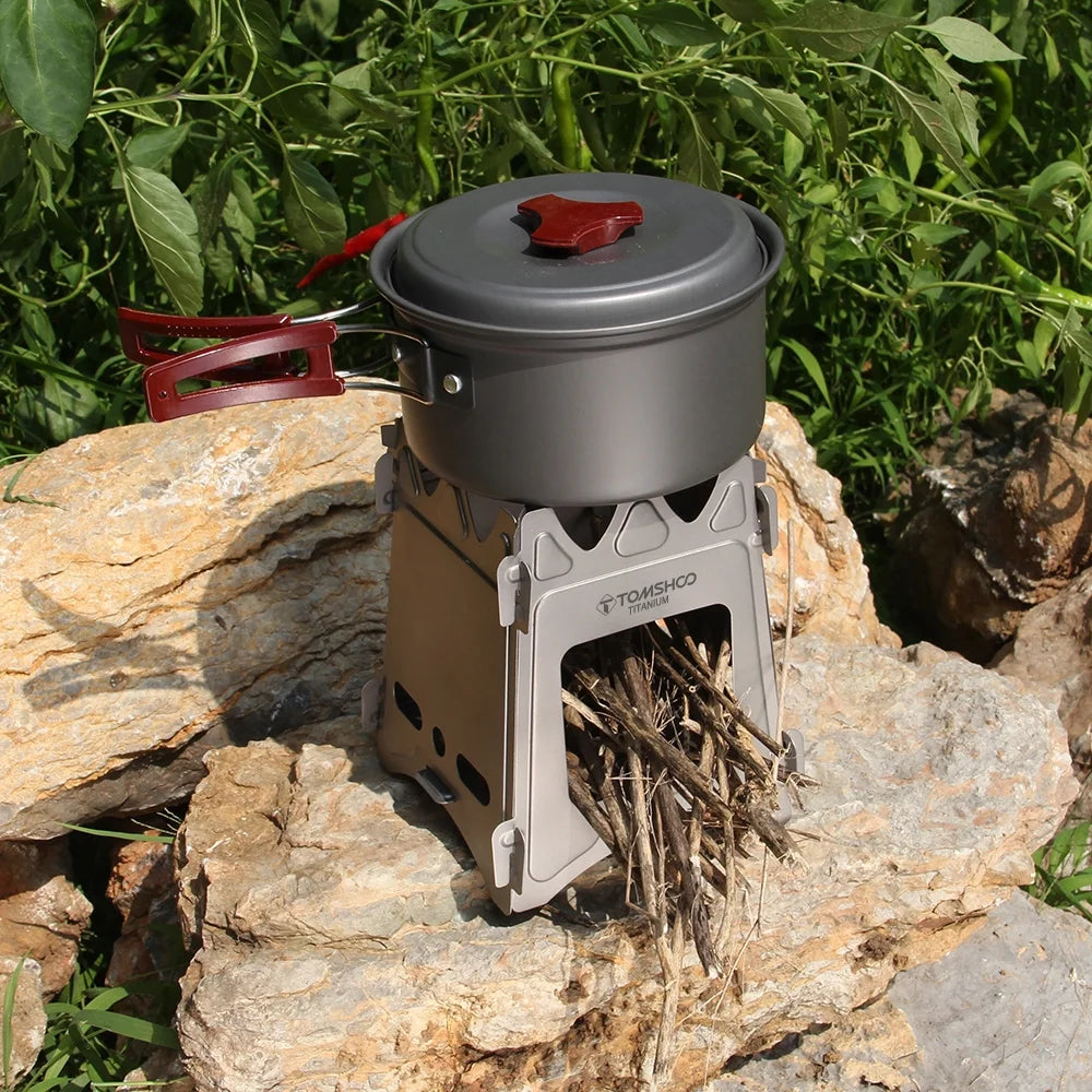 Titanium Wood Burning Backpacking Stove V624
