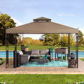 10 x 12 ft. 2 Tiered Steel Gazebo I1785