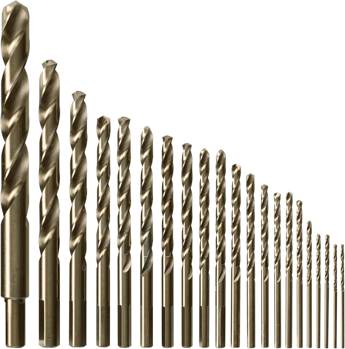 21 Pc Cobalt M42 Drill Bit Set I1117