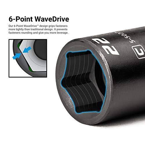 3/8 in. Drive Impact Socket Set, Metric A160