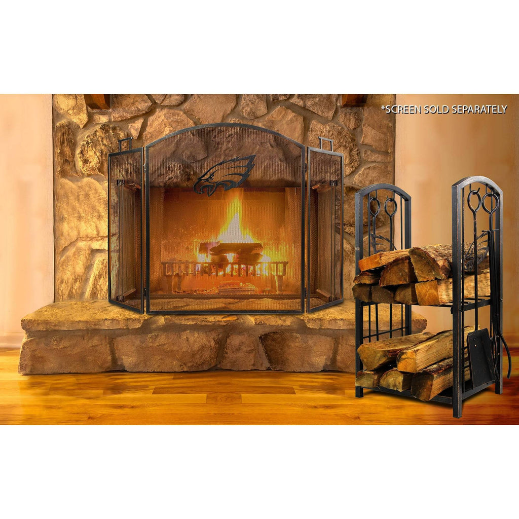 Fireplace Wood Holder & Tool Set H2858