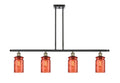 Black Antique Brass 3 Light Island Light F844320