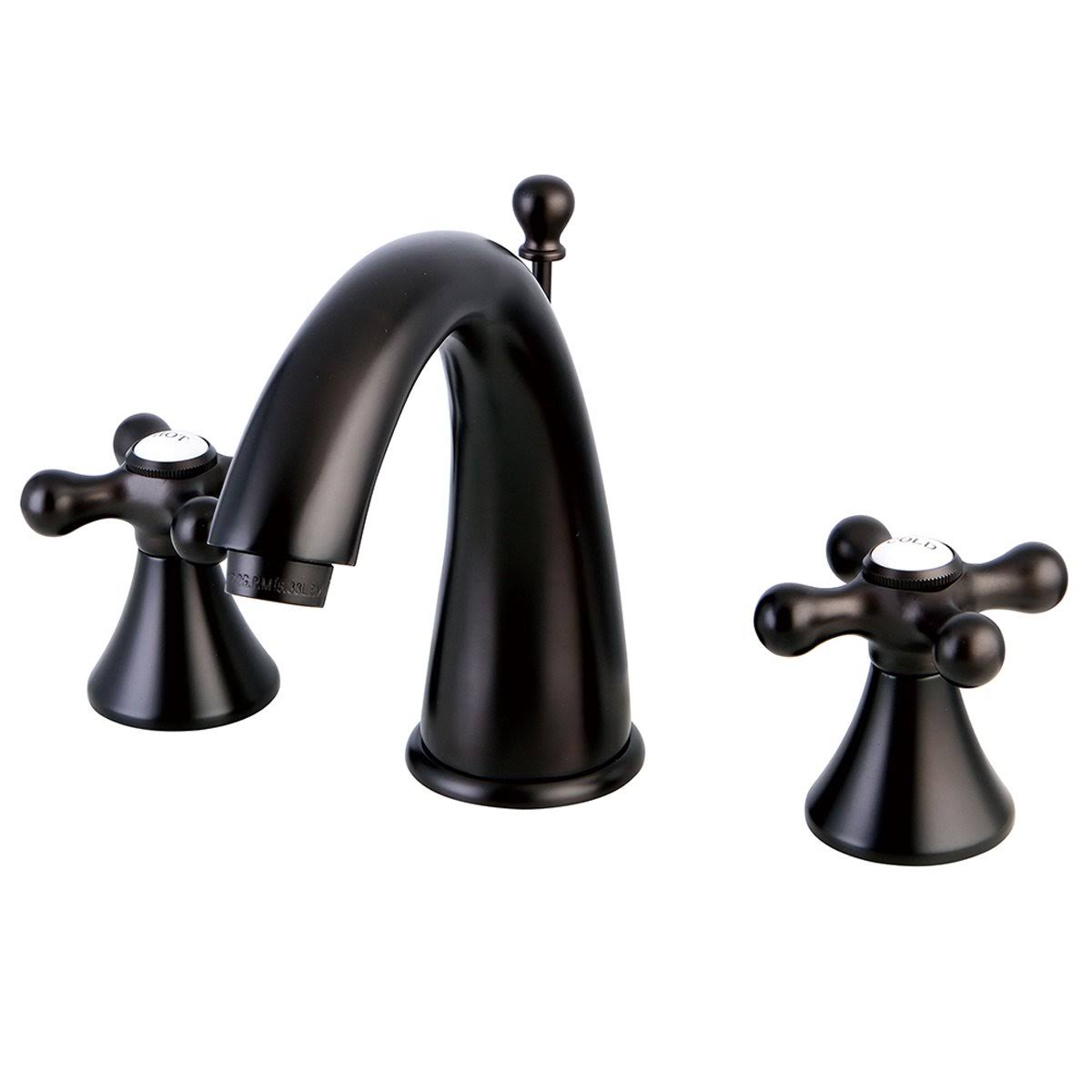 Satin Nickel Widespread Two Handle Lavatory Faucet with Brass Pop-Up M7867