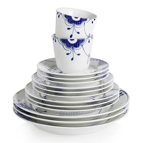 Blue Fluted Mega Oval Plate I392754