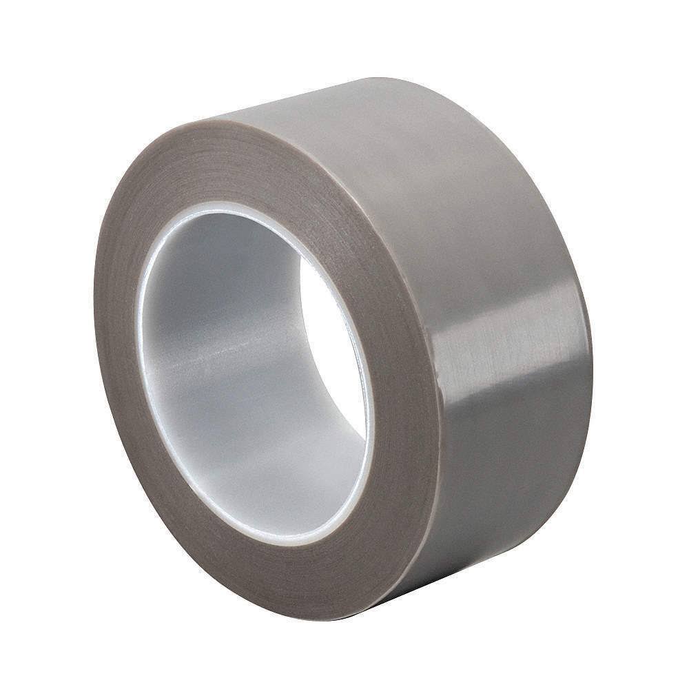 Skived PTFE Film Tape, Gray, 1 in x 36 yd F828490
