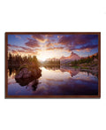 Sunrise on Lago di Federa Framed Photograph Print H202