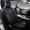 Xipoo Fit 2021-2023 Nissan Rogue Seat Covers Front and Back PU Leather Black Z966