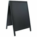 Black Wooden Sidewalk Chalkboard E890921