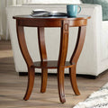 Americana Cherry Round Wood End Table S663