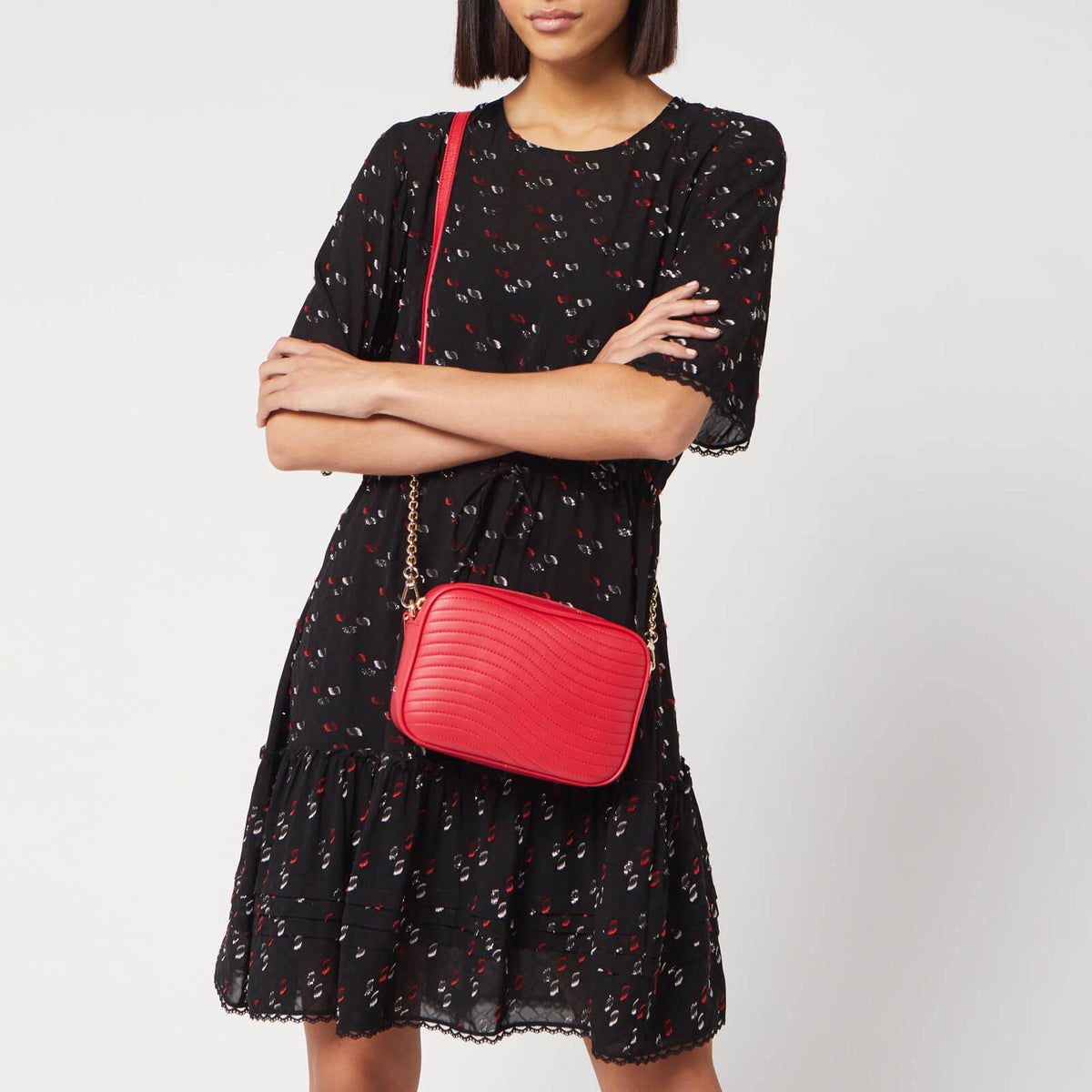 Red Furla Handbag H75360