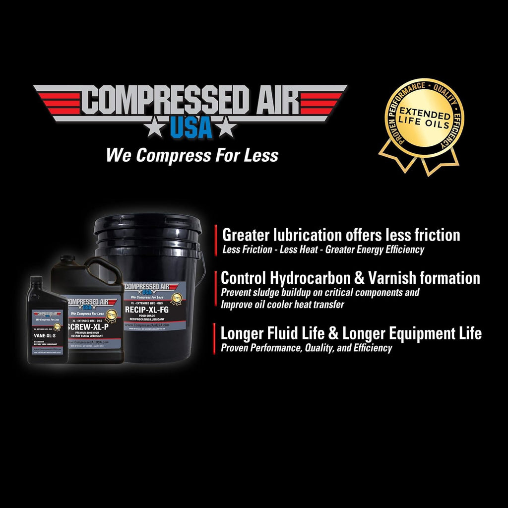 6000 Hour Rotary Screw Air Compressor Lubricating Oil (1 Gallon) O860
