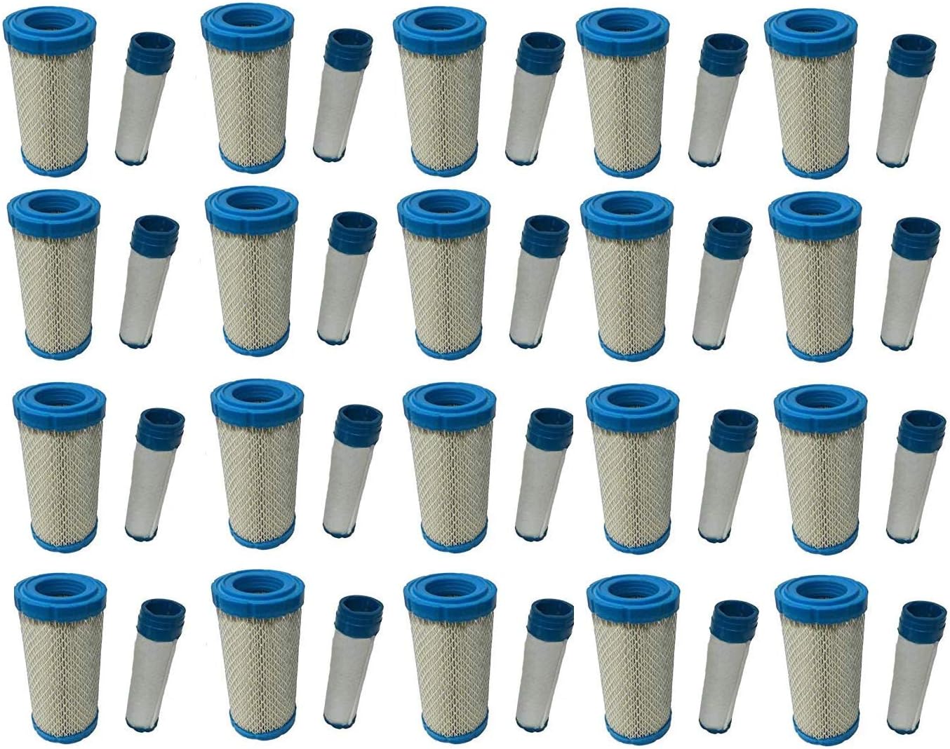 Pack of 12 Air Filters + 12 Pre Filters Combo Y117299